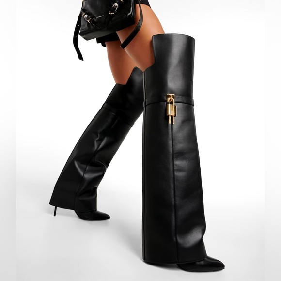 Over the knee Shark Boots leopard - Picture 4 of 9